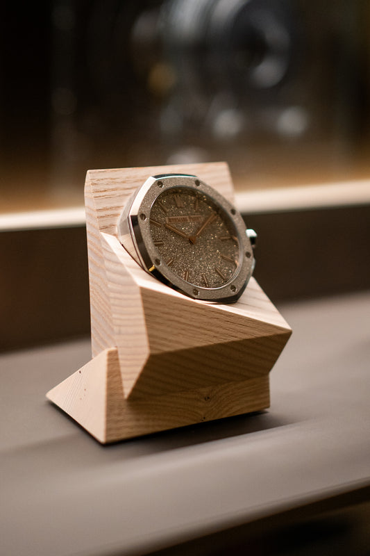 Table clock Audemars Piguet Royal Oak Frosted