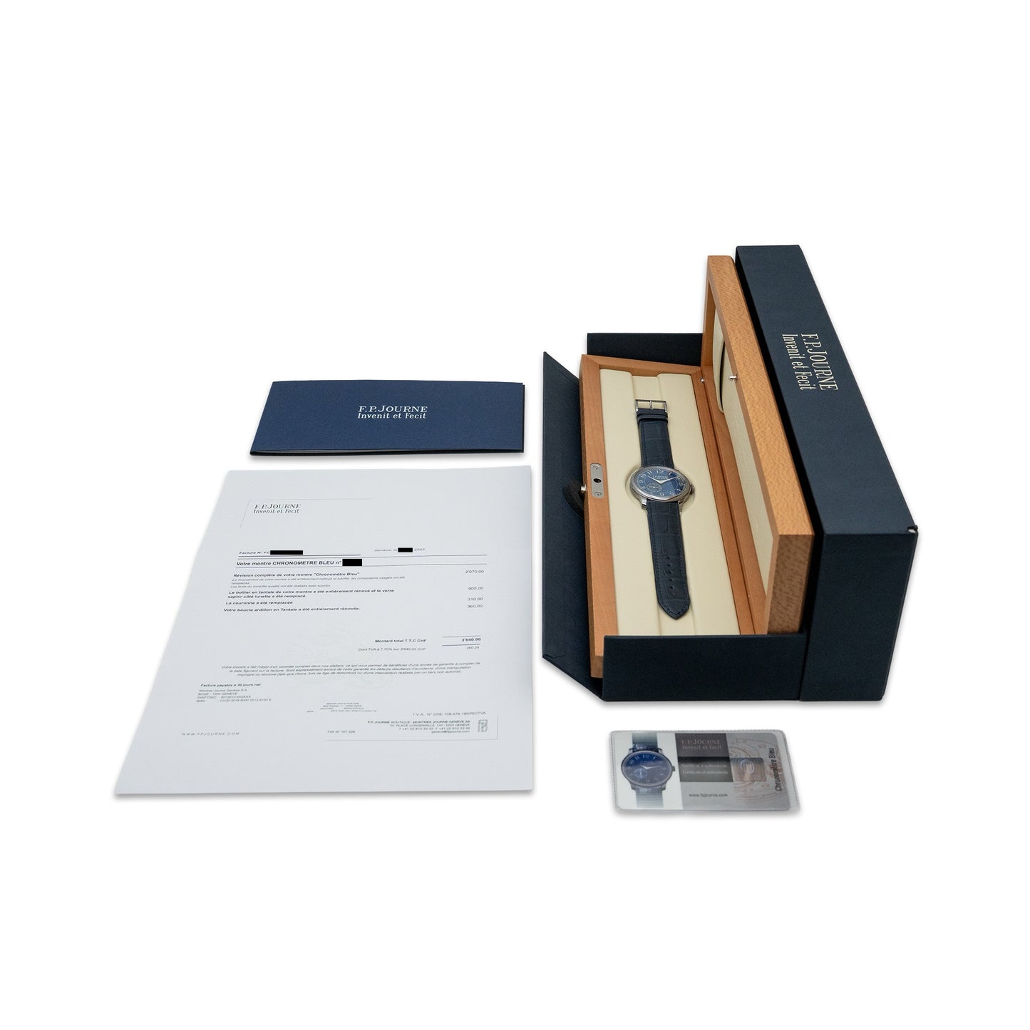 F.P.Journe Bleu Souveraine Full set and full serviced