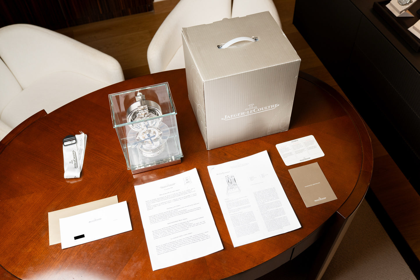 Jaeger-LeCoultre Atmos transparente Classique Phase de lune