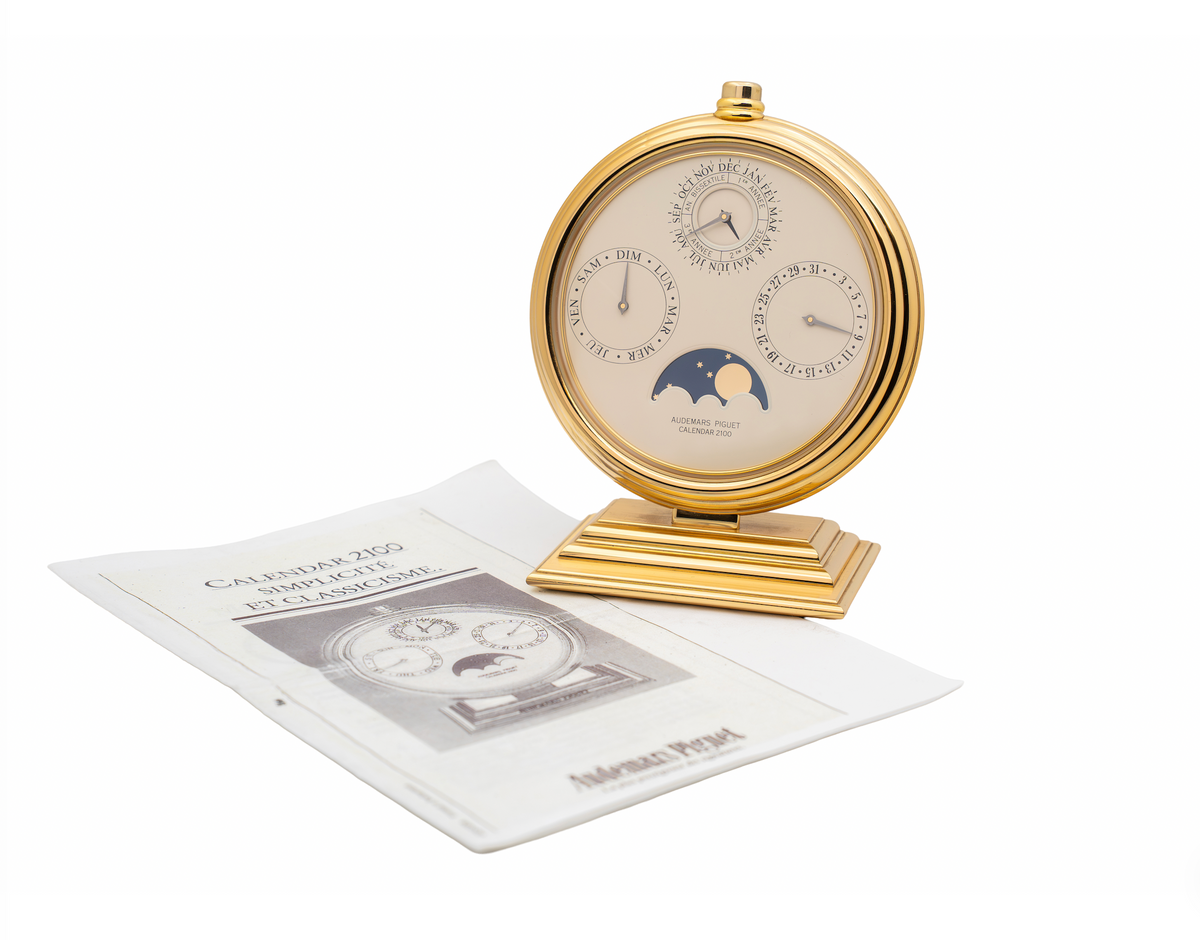 Audemars Piguet Perpetual Calendar 2100 Moonphase Desk clock