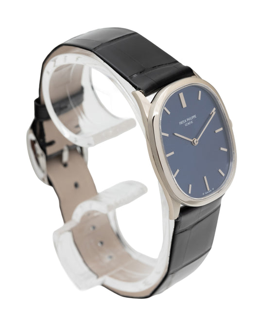 Patek Philippe Ellipse Blue dial 3546 White gold