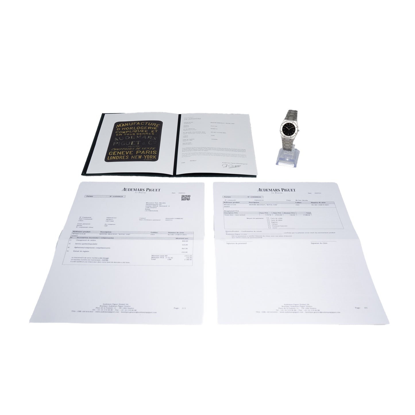 Audemars Piguet 6008ST Royal Oak 30 mm with archives extract