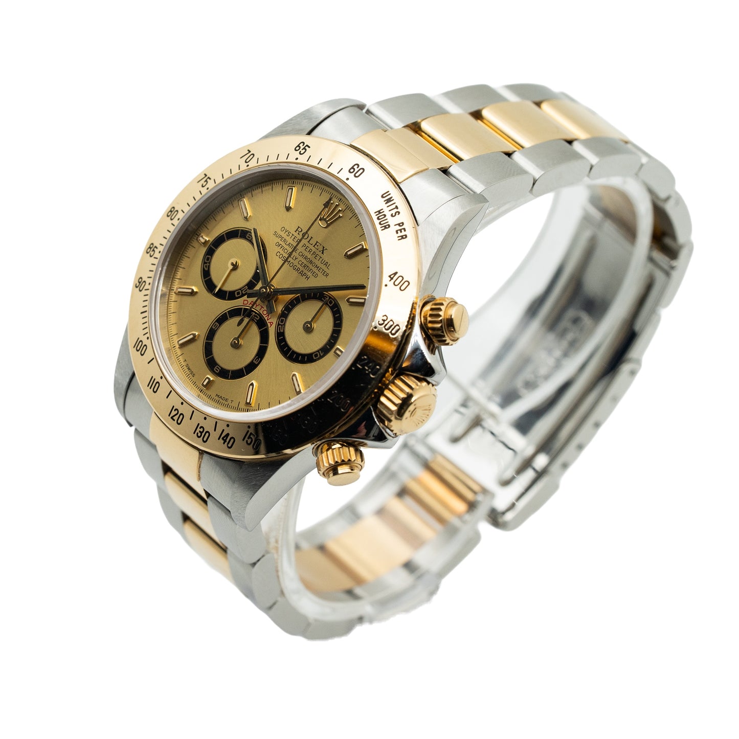 Rolex Daytona 16523 mit Diamantindex, Komplettset