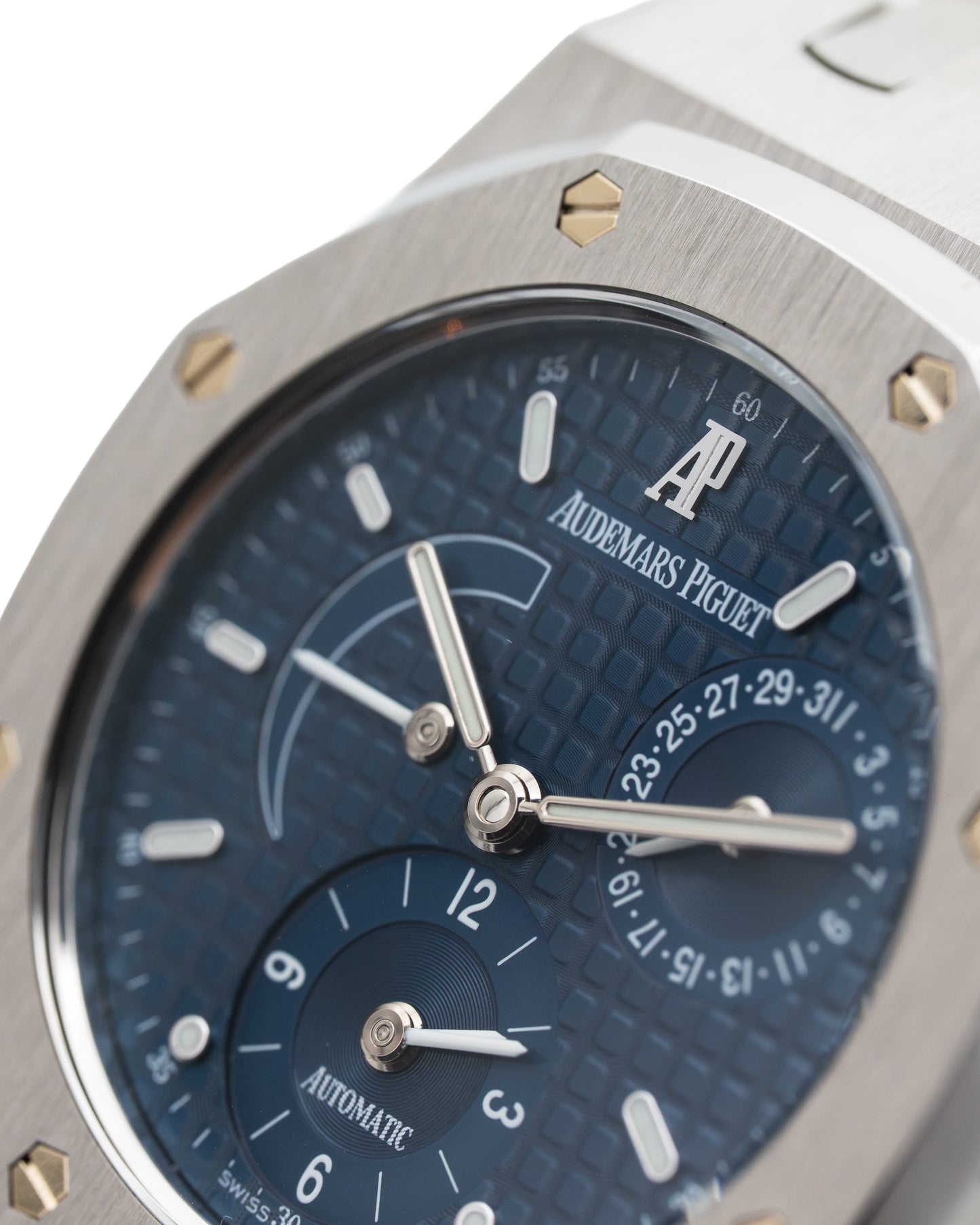Audemars Piguet 25730ST Royal Oak Dual Time blue dial Full set