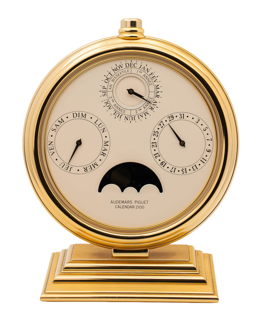 Audemars Piguet Perpetual Calendar 2100 Moonphase Desk clock