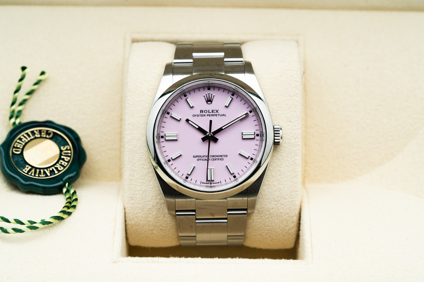 Rolex 126000 Oyster Perpetual 36 Candy New Full set