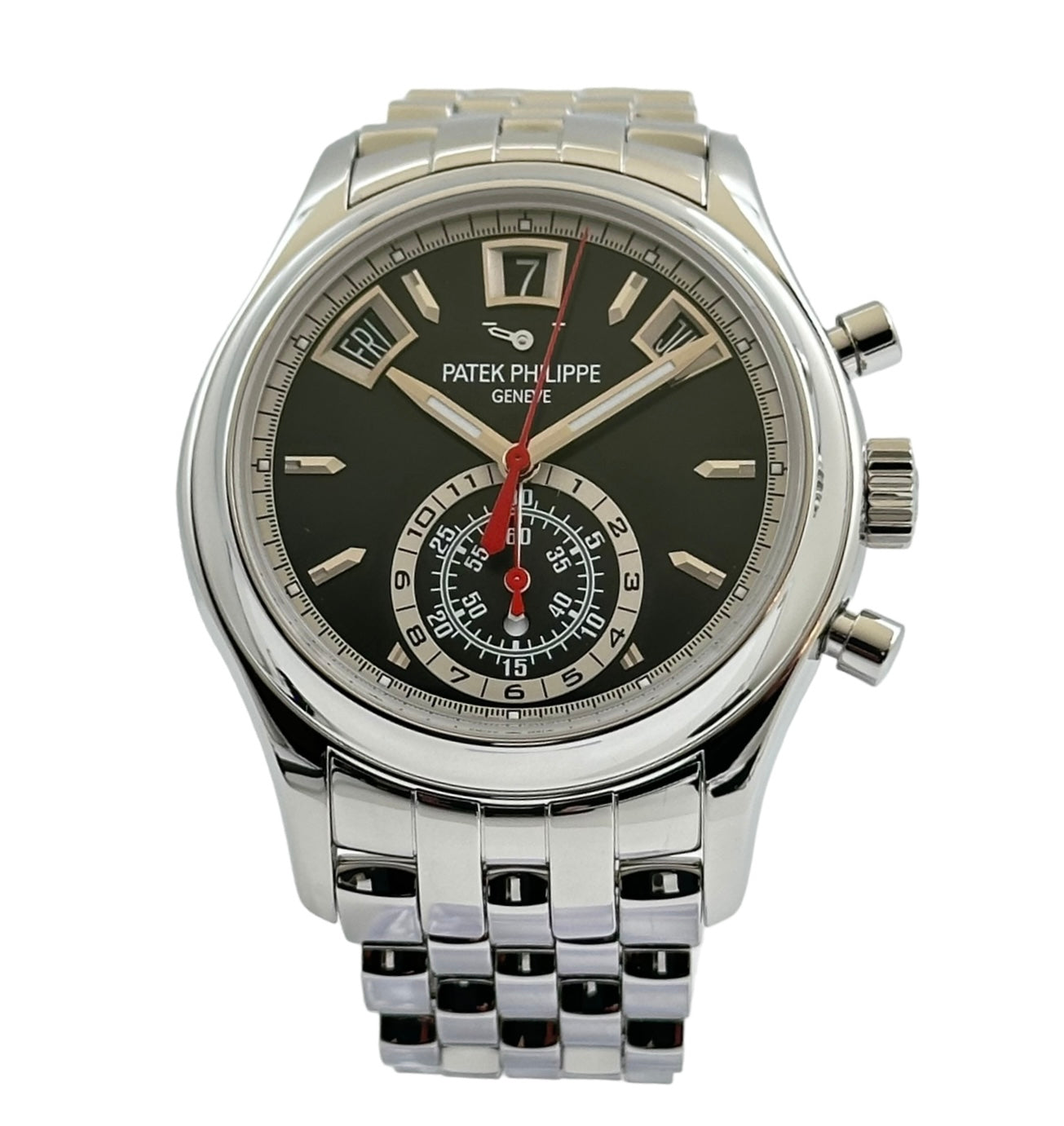 Patek Philippe 5960/1A-010 Annual Calendar Chronograph NOS Full set