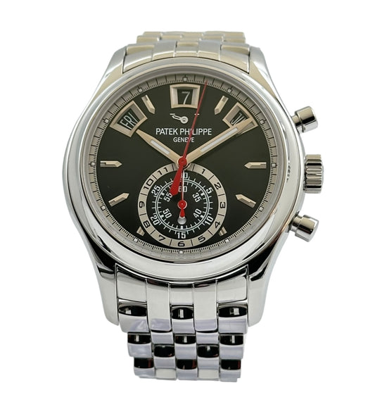 Patek Philippe 5960/1A-010 Annual Calendar Chronograph NOS Full set