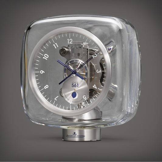 Jaeger-LeCoultre Atmos baccarat crystal bubble-shape 80th Anniversary By Marc Newson Ed.Limited Full set
