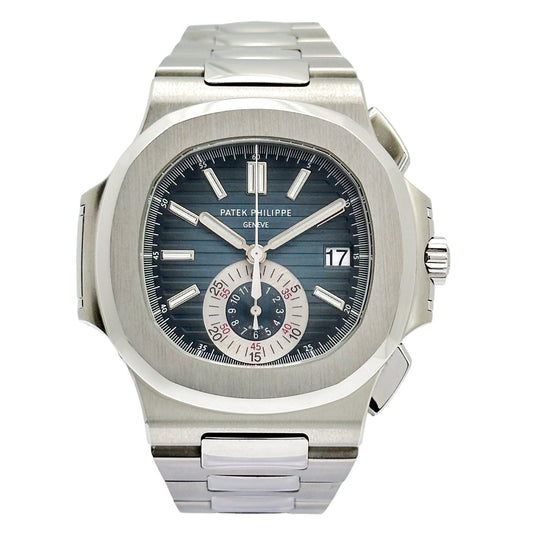 Patek Philippe 5980/1A Nautilus Blue dial NOS Full set