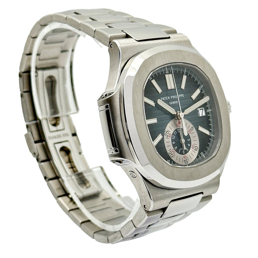 Patek Philippe 5980/1A Nautilus Blue dial NOS Full set