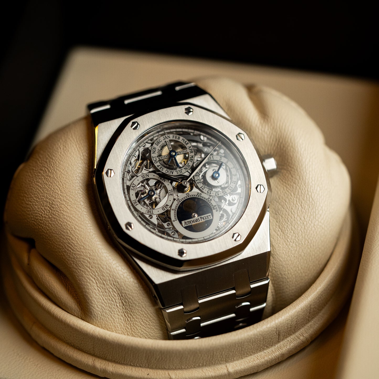 Audemars Piguet 25829ST - Royal Oak Perpetual Calendar Skeleton - Full set and full serviced