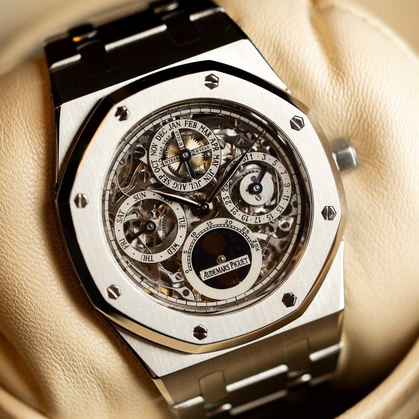 Audemars Piguet 25829ST - Royal Oak Perpetual Calendar Skeleton - Full set and full serviced
