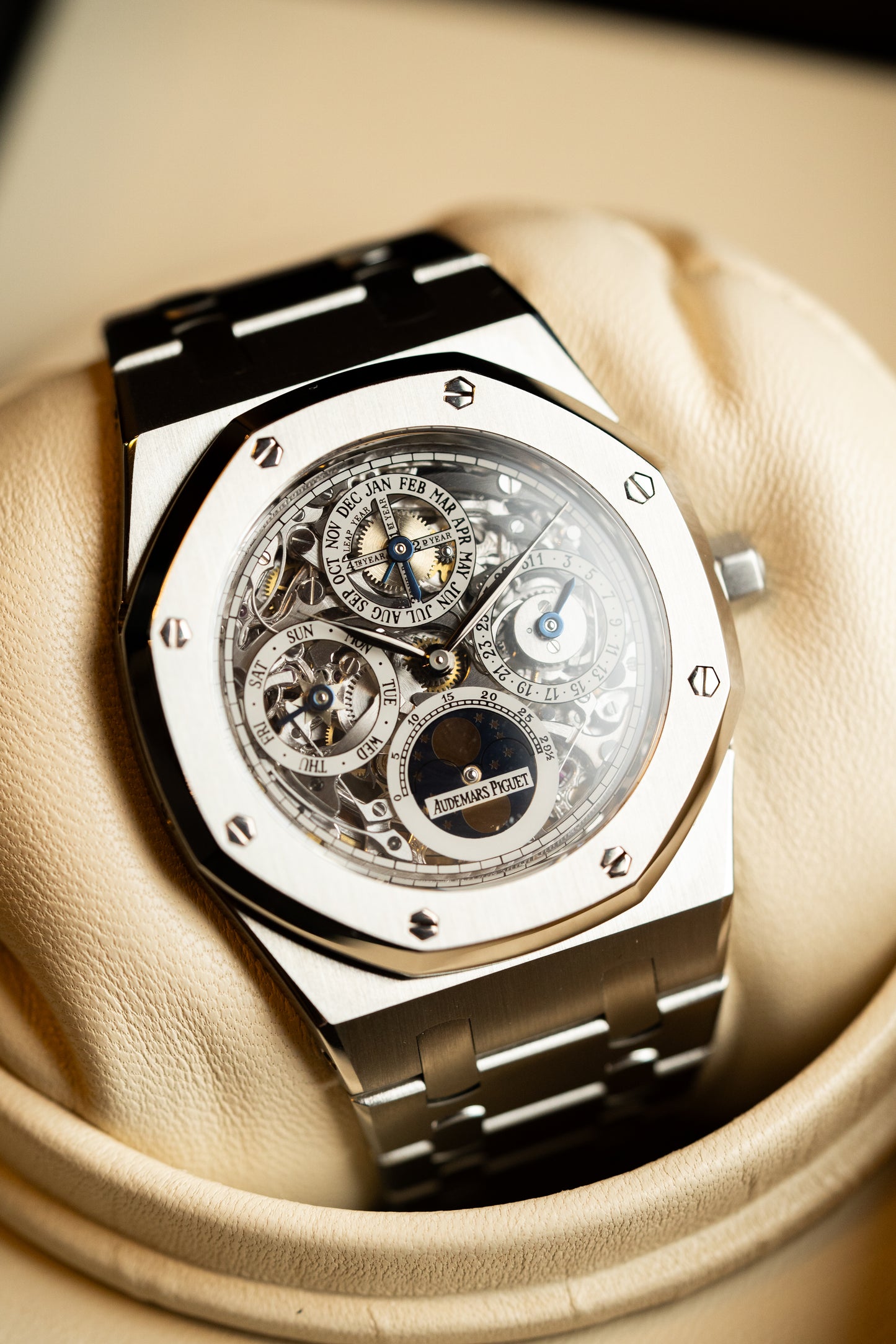 Audemars Piguet 25829ST - Royal Oak Perpetual Calendar Skeleton - Full set and full serviced