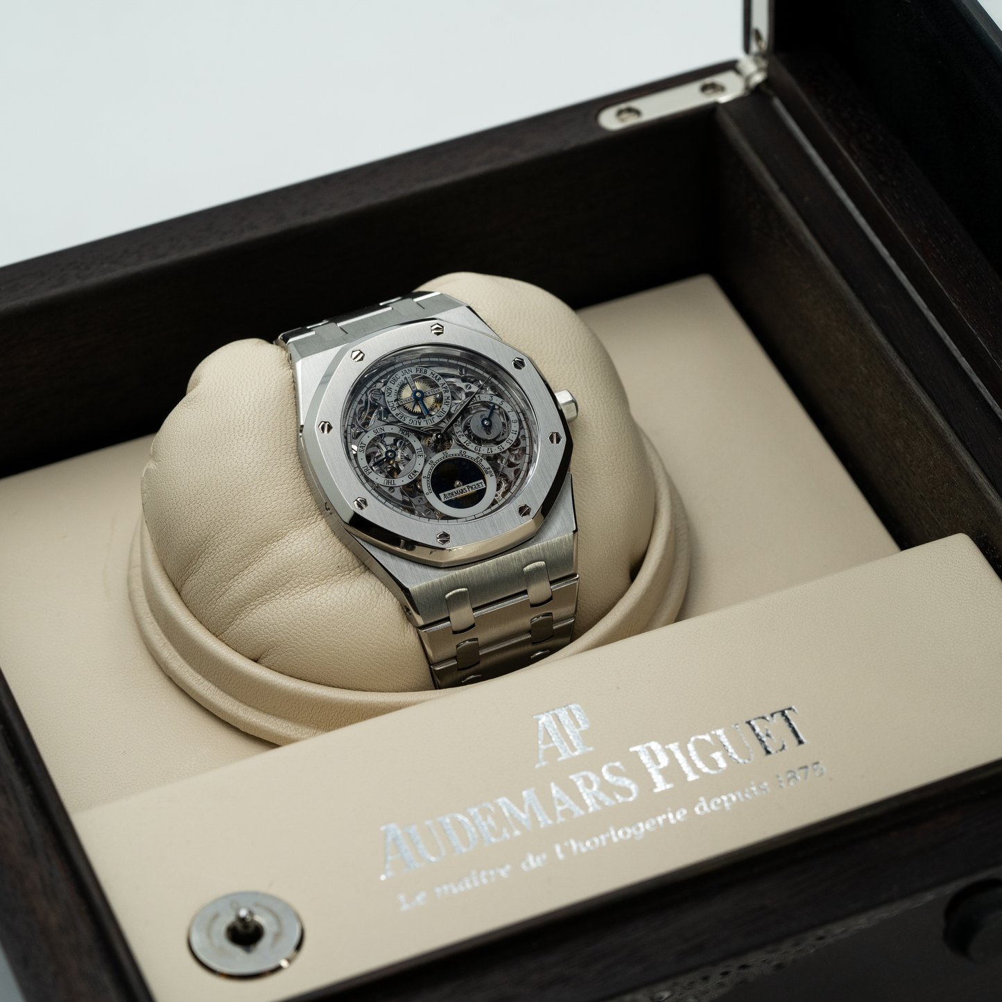 Audemars Piguet 25829ST - Royal Oak Perpetual Calendar Skeleton - Full set and full serviced