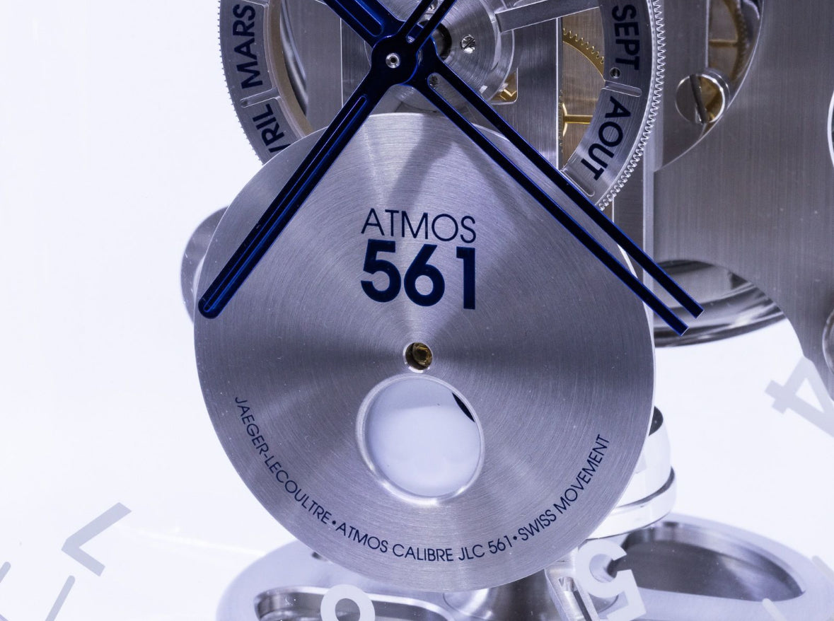 Jaeger-LeCoultre Atmos baccarat crystal bubble-shape 80th Anniversary By Marc Newson Ed.Limited Full set