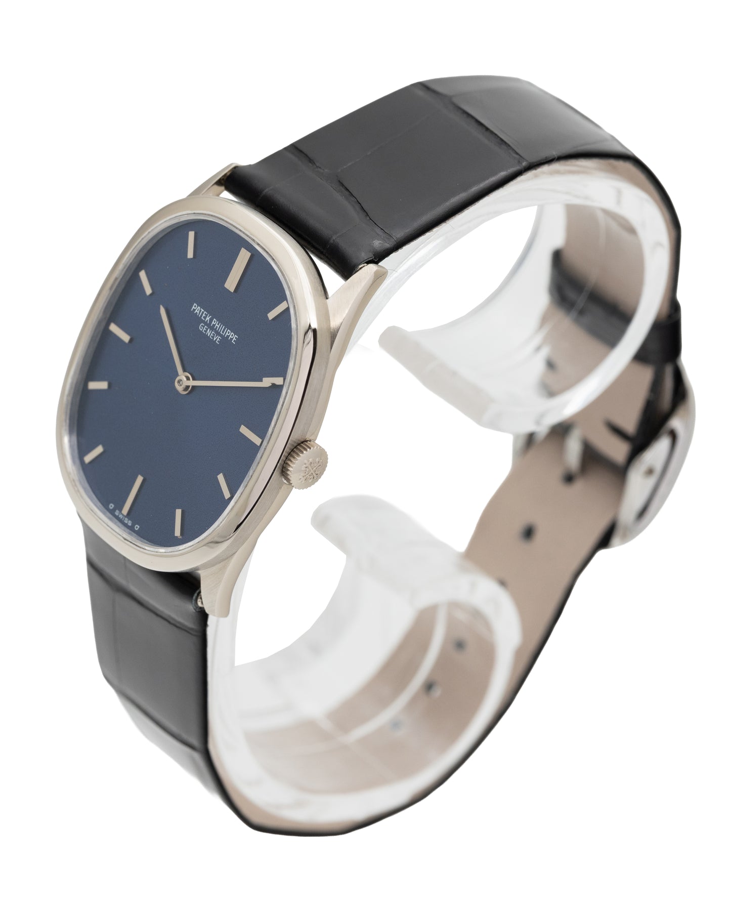 Patek Philippe Ellipse Blue dial 3546 White gold