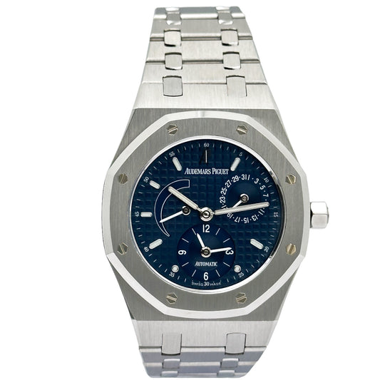Audemars Piguet 25730ST Royal Oak Dual Time blue dial Full set