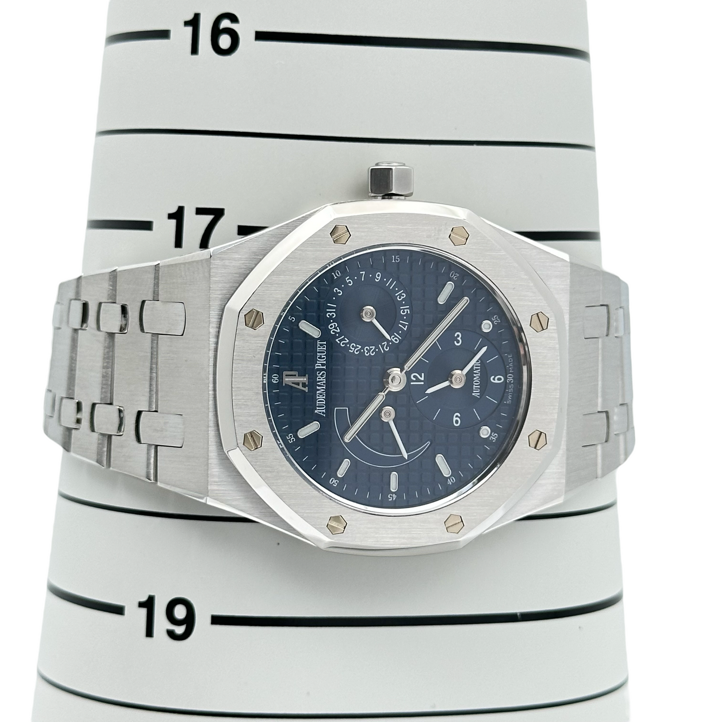Audemars Piguet 25730ST Royal Oak Dual Time blue dial Full set