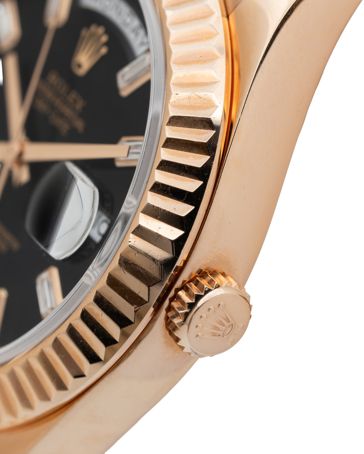 Rolex Day-Date II 218235 Factory Rolex diamonds & ruby dial
